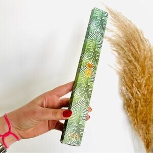 NEW ANTHROPOLOGIE Copper Metal Reusable Drink Straw Set 4 10” Leaf Gift Box